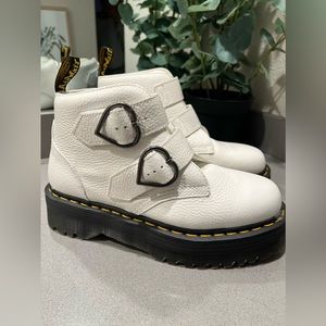 Doc Martens ‘Devon Heart’ Leather Platform Boots